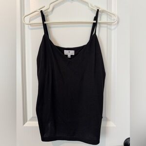 Socialite Black Sleeveless Blouse